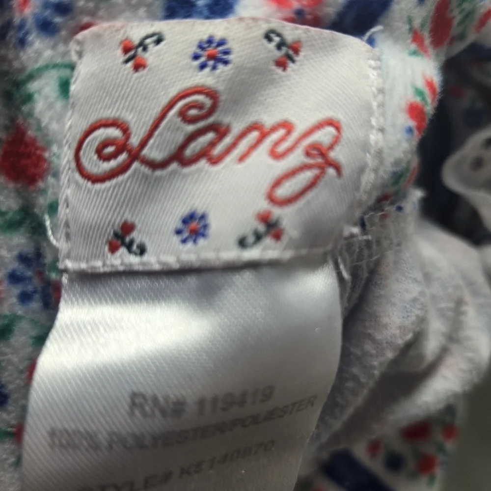Lanz Floral Alpine Tyrolean Lace Nightgown Girls